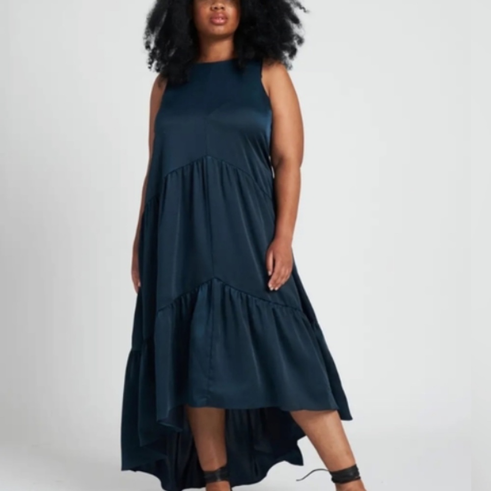 Universal Standard Limited Release Dress - US XL - 26-28 - Deep teal Green